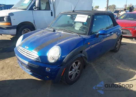 2006 Mini Cooper из США, поврежденный, VIN WMWRF33576TG14873
